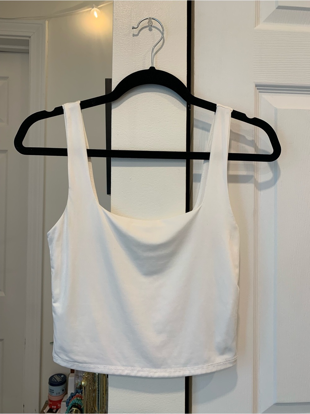 Classic White Scoop Neck Tank — Everyday Essential